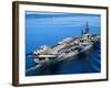 Aircraft Carrier in Calm Water-Stocktrek Images-Framed Photographic Print