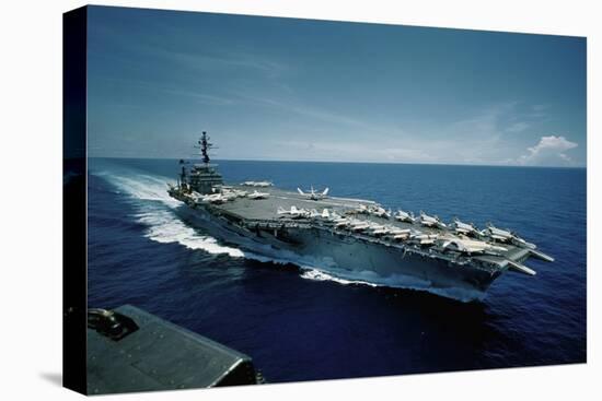 Aircraft Carrier USS Constellation at Sea-null-Stretched Canvas