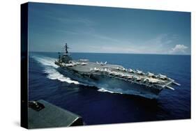 Aircraft Carrier USS Constellation at Sea-null-Stretched Canvas