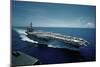 Aircraft Carrier USS Constellation at Sea-null-Mounted Photographic Print