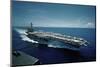 Aircraft Carrier USS Constellation at Sea-null-Mounted Photographic Print