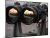 Aircraft Carrier USS Dwight D. Eisenhower Is Reflected in a Set of Big Eyes Binoculars-Stocktrek Images-Mounted Photographic Print