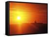 Aircraft Carrier USS Enterprise Underway in the Atlantic Ocean During Sunset-Stocktrek Images-Framed Stretched Canvas