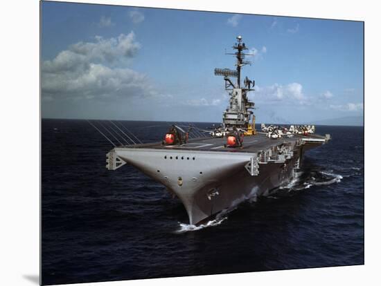 Aircraft Carrier-null-Mounted Photographic Print