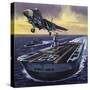 Aircraft Carrier-Wilf Hardy-Stretched Canvas