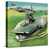 Aircraft Carrier-Escott-Stretched Canvas