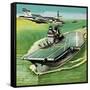 Aircraft Carrier-Escott-Framed Stretched Canvas