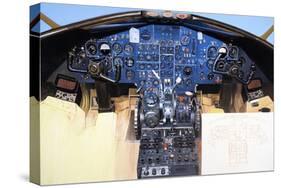 Aircraft Cockpit Instruments-Wilf Hardy-Stretched Canvas