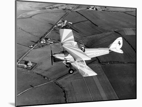 Aircraft Dehavilland Tiger Moth Bi Plane Designed in the 1920s-null-Mounted Premium Photographic Print