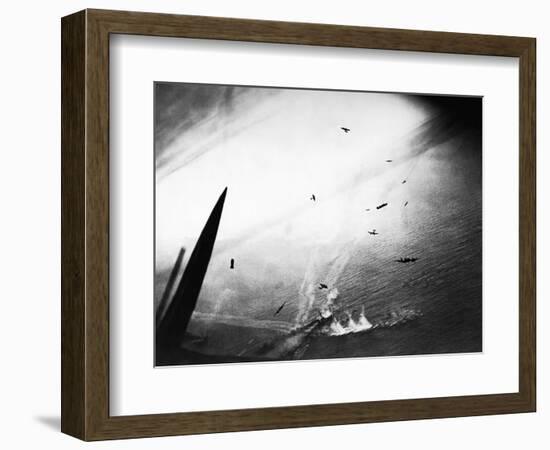 Aircraft Fighting During Wwii-null-Framed Photographic Print