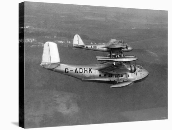 Aircraft Imperal Airways Mayo - Composite Aircraft For Use on Long Distance Routes, February 1938-null-Stretched Canvas