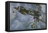 Aircraft in Dogfight-Wilf Hardy-Framed Stretched Canvas