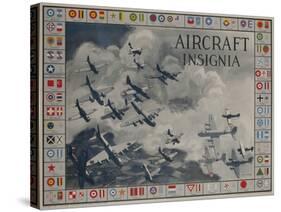 Aircraft Insignia American WWII Identification Poster-David Pollack-Stretched Canvas