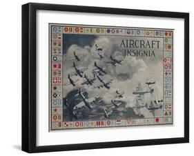 Aircraft Insignia American WWII Identification Poster-David Pollack-Framed Giclee Print