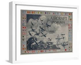 Aircraft Insignia American WWII Identification Poster-David Pollack-Framed Giclee Print