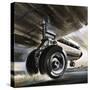 Aircraft Landing or Taking Off-Wilf Hardy-Stretched Canvas