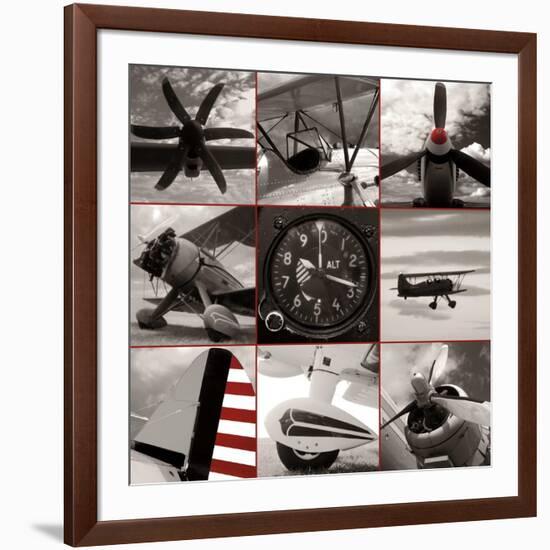 Aircraft Montage-Matt McCarthy-Framed Premium Giclee Print