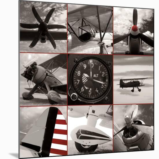 Aircraft Montage-Matt McCarthy-Mounted Art Print