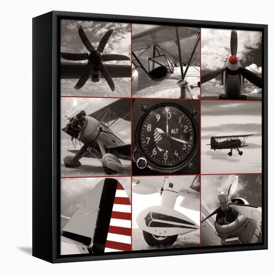 Aircraft Montage-Matt McCarthy-Framed Stretched Canvas