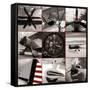 Aircraft Montage-Matt McCarthy-Framed Stretched Canvas