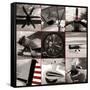 Aircraft Montage-Matt McCarthy-Framed Stretched Canvas
