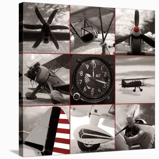 Aircraft Montage-Matt McCarthy-Stretched Canvas