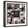 Aircraft Montage-Matt McCarthy-Framed Premium Giclee Print