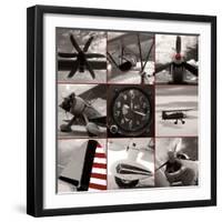 Aircraft Montage-Matt McCarthy-Framed Art Print