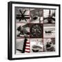 Aircraft Montage-Matt McCarthy-Framed Art Print