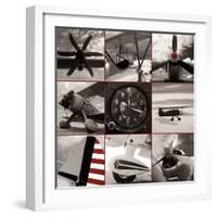 Aircraft Montage-Matt McCarthy-Framed Art Print