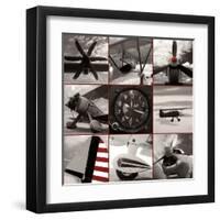 Aircraft Montage-Matt McCarthy-Framed Art Print