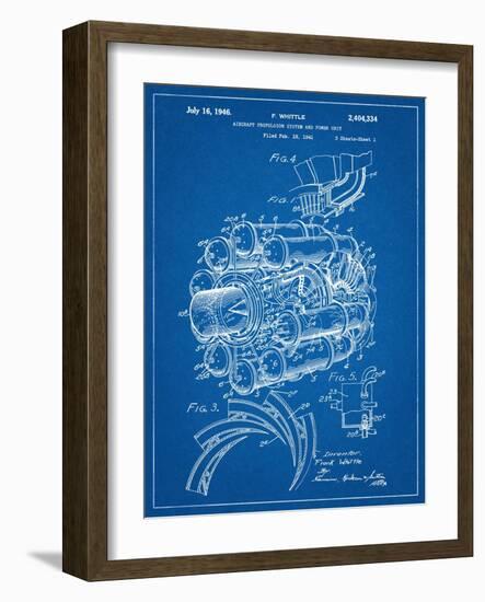 Aircraft Rocket Patent-null-Framed Art Print