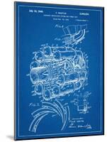 Aircraft Rocket Patent-null-Mounted Art Print