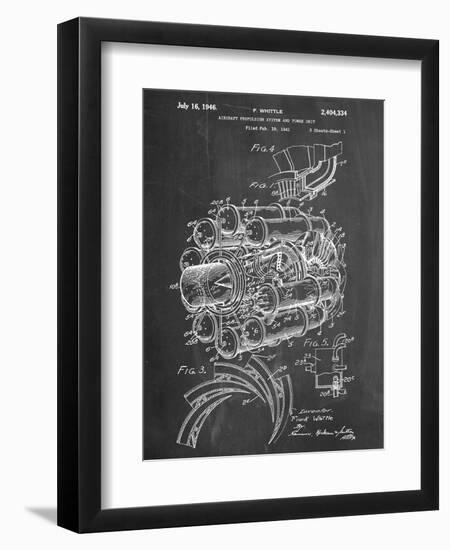 Aircraft Rocket Patent-null-Framed Art Print