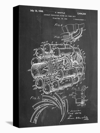 Aircraft Rocket Patent-null-Stretched Canvas