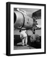 Aircraft Safety Check-null-Framed Photographic Print