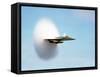 Aircraft Sonic Boom Cloud-u.s. Department of Energy-Framed Stretched Canvas