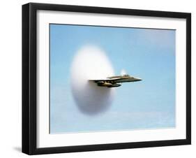 Aircraft Sonic Boom Cloud-u.s. Department of Energy-Framed Photographic Print