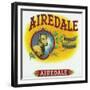 Airedale Brand Cigar Box Label-Lantern Press-Framed Premium Giclee Print