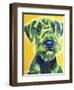 Airedale Terrier - Apple Green-Dawgart-Framed Giclee Print
