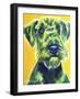 Airedale Terrier - Apple Green-Dawgart-Framed Giclee Print