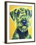 Airedale Terrier - Apple Green-Dawgart-Framed Giclee Print