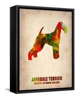 Airedale Terrier Poster-NaxArt-Framed Stretched Canvas