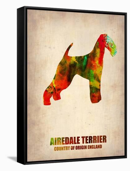 Airedale Terrier Poster-NaxArt-Framed Stretched Canvas