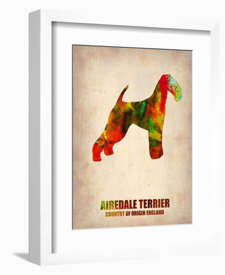 Airedale Terrier Poster-NaxArt-Framed Art Print