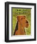 Airedale Terrier-John Golden-Framed Giclee Print