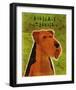 Airedale Terrier-John Golden-Framed Art Print