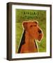 Airedale Terrier-John Golden-Framed Art Print