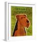 Airedale Terrier-John Golden-Framed Art Print