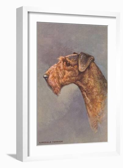 Airedale Terrier-null-Framed Art Print